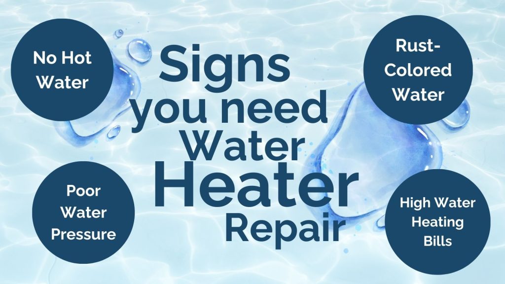 Signs you need water heater repair